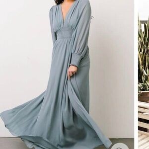 **SOLD** Olivia Blue Maxi Dress